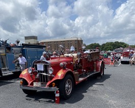 2023 Society for the Preservation and Appreciation of Antique Motor Fire Apparatus in America 4830 1927 Reo Speed Wagon formerly of the Fiskville, Rhode Island Volunteer Fire Department. Restored by the current volunteers and housed in the fire museum on...