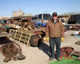 Chickasha Swap Meet 2006 DSC00373 My friend, Steve Grisbee, from Cheyenne, Wyoming was on hand and, as usual, he supplied me with many hard-to-find parts. Thank you Steve.