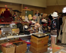 Chickasha Swap Meet 2006 DSC00382 More really good used "junk" in the north building.