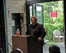 Larz Anderson Museum 2009 DSC_2959 Dick addressing the crowd.