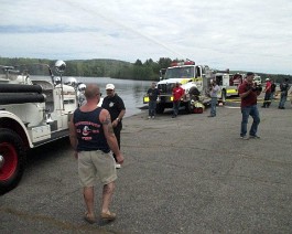 Tri-State Firefighter Meet 2017 IMG_1805 We decided to give it a go to see if this truck was capable of drafting off the lake.