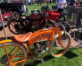 2015-09-23 IMG_1351 1912 Flying Merkel Twin Cylinder Board Track Racer Won “Best Motorcycle” at the Boston Cup Show, Boston Commons Park, September 20, 2015.