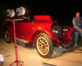1918 Cadillac Roadster 2025-03-19 show2 Loading up for the show.