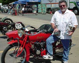 1920 Indian Power Plus Twin with Side Car Springfield 2003-07-20 ind03a Shappy's Indian PowerPlus took not only the "Best Sidecar" trophy but also the prestigious "Oscar Hedstrom Memorial Best Of Show" trophy. It was a total grand...