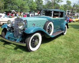 100_0814 1930 V-16 Convertible Sedan at the New England Region of the Cadillac LaSalle on June 20, 2010.