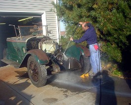 1916 Crane-Simplex Torpedo Runabout DSC00886 Many years of accumulated grease and grime are removed.