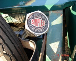 1916 Crane-Simplex Torpedo Runabout DSC00925 The gas cap was missing when the car arrived. Thanks to my good friend and well known collector and brass era enthusiast, Charlie LeMaitre, I was able to borrow...