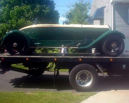 1916 Crane-Simplex Torpedo Runabout DSC01210 Car returning from the paint shop.