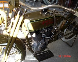 1918 Harley Davidson Twin Model J Electric